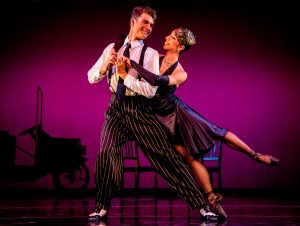 Raymond Tilton and Amanda Farris dance in A Swingin' Holiday                      photo: Bilha Sperling